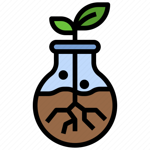 Chemistry, farming, flask, gardening, plant, test, tube icon - Download on Iconfinder
