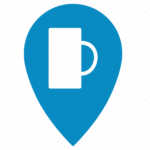 Bar, beer, point, location, map, pointer, geo icon - Download on Iconfinder