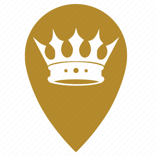 Castle, gold, point, queen, winner, geo icon - Download on Iconfinder