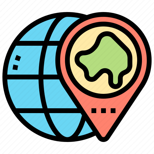 Asia, continent, location, map, world icon - Download on Iconfinder