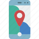 geography, map, phone, smartphone, telephone