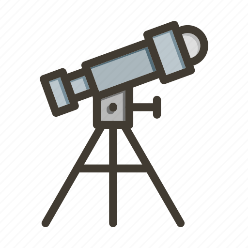 Telescope, astronomy, space, spyglass, planet icon - Download on Iconfinder