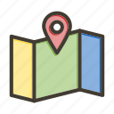 map, location, navigation, pin, gps