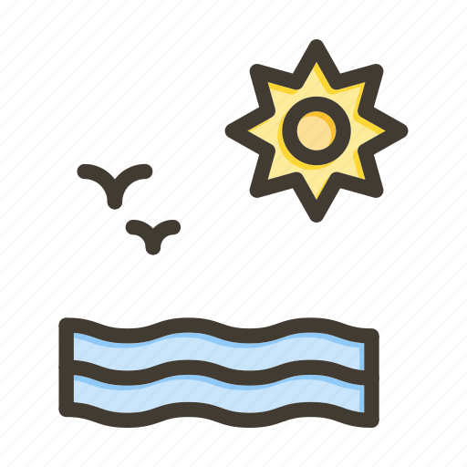 Sea, ocean, beach, water, nature icon - Download on Iconfinder