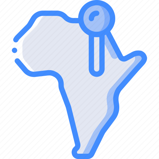 Africa, geography, country, location, map icon - Download on Iconfinder