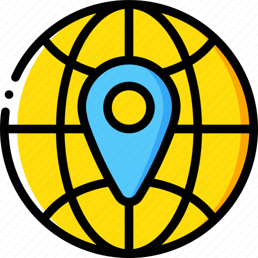 Geography, globe, pin, location, map, navigation icon - Download on Iconfinder