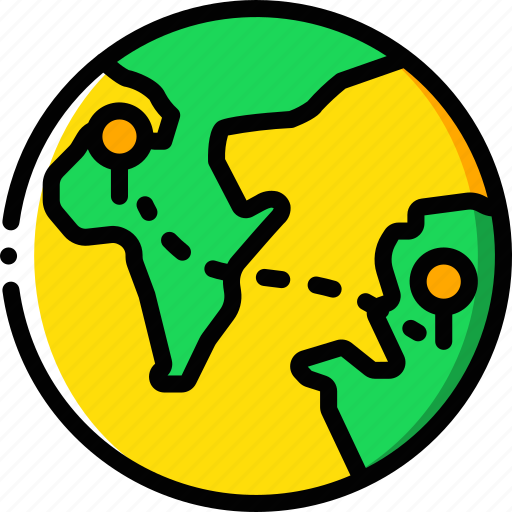 Geography, globe, locations, map, navigation, pin icon - Download on Iconfinder
