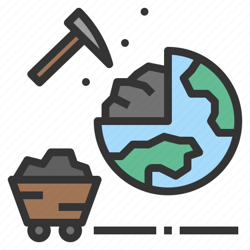 Geology, industry, mine, mining, ore icon - Download on Iconfinder