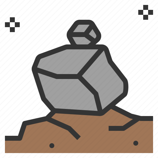 Durable, geology, mound, rock, stone icon - Download on Iconfinder