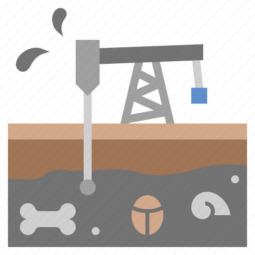 Fossil, fuel, geology, petroleum, rig icon - Download on Iconfinder