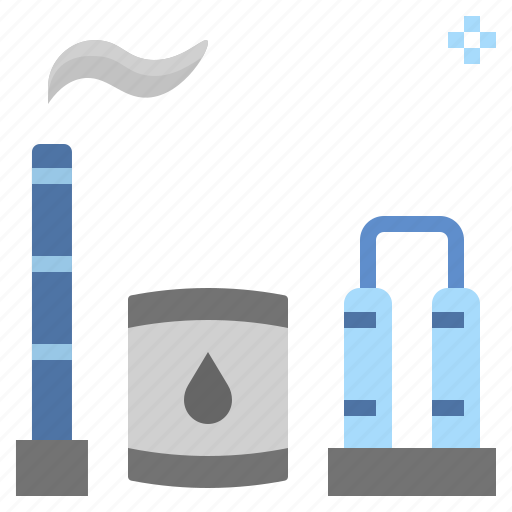 Fuel, industry, oil, petroleum, refinery icon - Download on Iconfinder