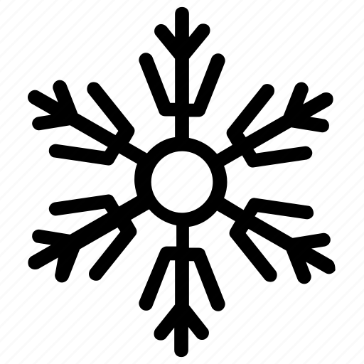 Christmas snowflake, crystal snowflake, geometric snowflake, holiday snowflake, snowflake icon - Download on Iconfinder