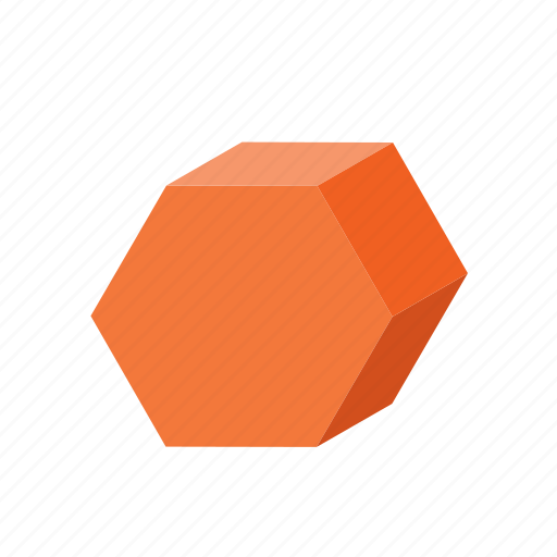 Form, geometry, hexagon, math, shape, solid icon - Download on Iconfinder