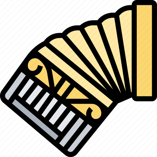 Accordion, harmonica, keyboard, music, antique icon - Download on Iconfinder