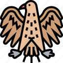 bundesadler, germany, eagle, arms, heraldic