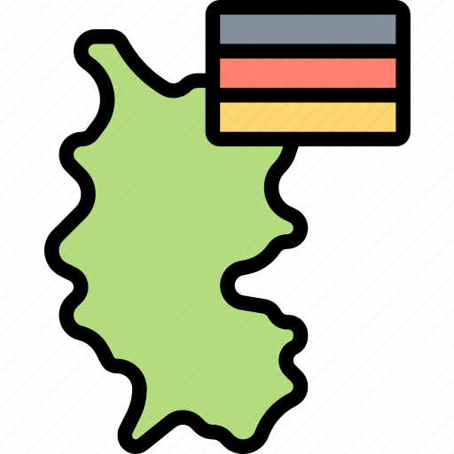 Germany, map, country, nation, cartography icon - Download on Iconfinder