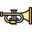 trumpet, music, orchestra, blowing, jazz 