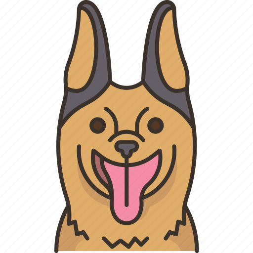 Dog, german, shepherd, canine, pet icon - Download on Iconfinder