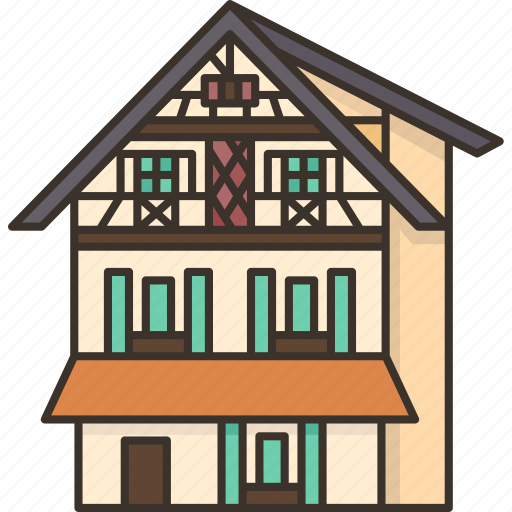 House, german, traditional, architecture, residential icon - Download on Iconfinder