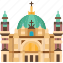 berlin, cathedral, church, dome, historic