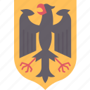 bundesadler, germany, federal, eagle, arms