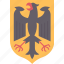 bundesadler, germany, federal, eagle, arms 