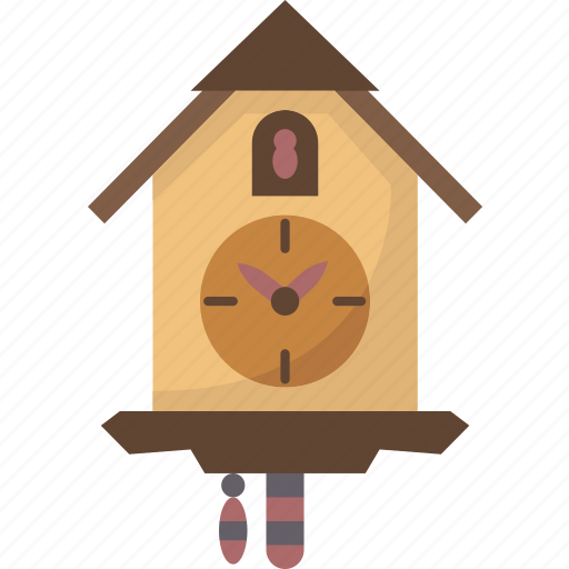 Clock, cuckoo, time, wall, decoration icon - Download on Iconfinder