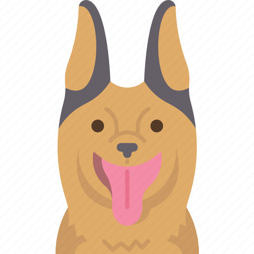 Dog, german, shepherd, canine, pet icon - Download on Iconfinder