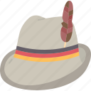 hat, tyrolean, german, bavarian, traditional
