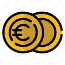 euro, coin, money, cash, currency, finance, business