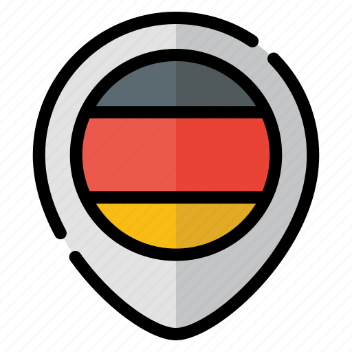 Germany map, germany, placeholder, country, nation, flags, maps and location icon - Download on Iconfinder