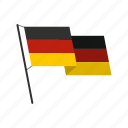 country, flag, german, germany, national, patriotism, wave