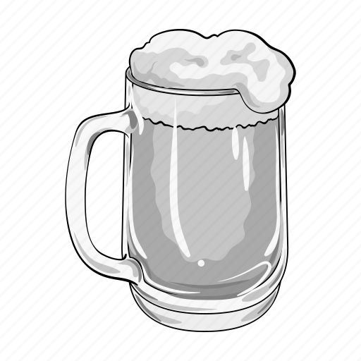 Alcohol, beer, drink, foam, glass, pub icon - Download on Iconfinder