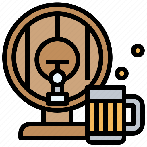 Alcohol, alcoholic, barrel, beer, drink, jar icon - Download on Iconfinder