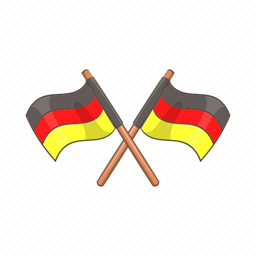 Cartoon, flag, german, germany, national, patriotism, travel icon - Download on Iconfinder