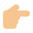 finger, gesture, hand, interaction, right, show icon icon