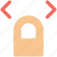 double, finger, left, right, slide, tap icon icon 