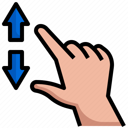 Zoom, in, fingers, touch, screen, gestures, hand icon - Download on Iconfinder
