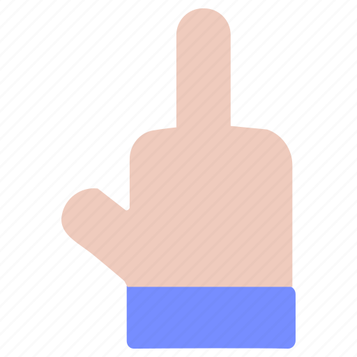 Gesture, middle finger, finger, fuck you, offensive, hand gesture, body part icon - Download on Iconfinder
