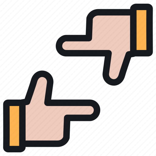 Gesture, hands, frame, framing, hand gesture, body part, hand icon - Download on Iconfinder