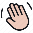 gesture, finger, hand gesture, hand wave, waving, bye, wave, body part, hand