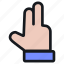 gesture, pointing, finger, hand gesture, direction, point, index finger, two finger, hand 