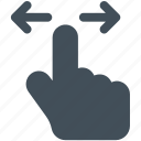 finger, gesture, hand, tap, touch icon icon