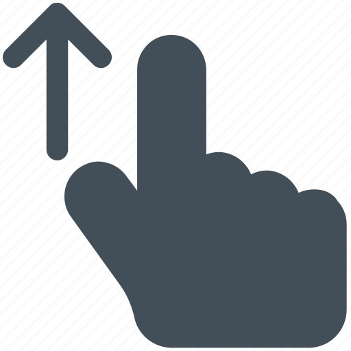 Arrow, drag, finger, gesture, hand, up icon icon icon - Download on Iconfinder
