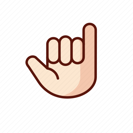 Gesture, hand, shaka, surf icon - Download on Iconfinder