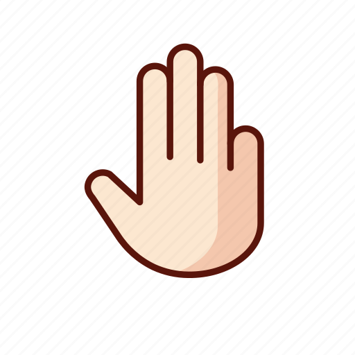Gesture, hand, swipe, three, touch icon - Download on Iconfinder