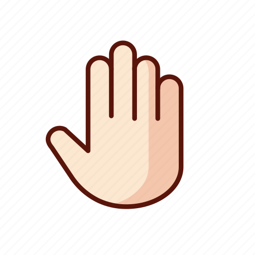 Five, gesture, hand, high, touch icon - Download on Iconfinder