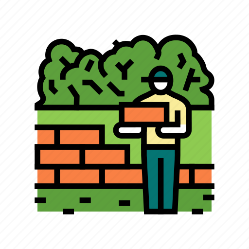 Brickwork, services, garden, landscape, lawn, landscaping icon - Download on Iconfinder