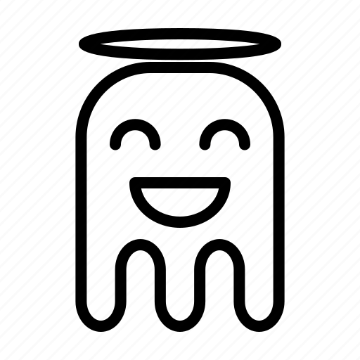 Angel, emoji, ghost icon - Download on Iconfinder