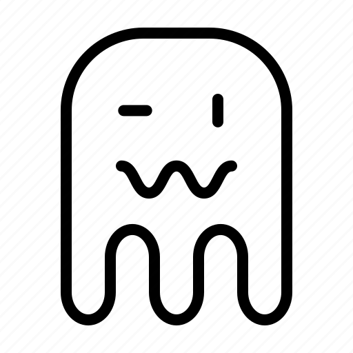 Confused, emoji, ghost icon - Download on Iconfinder